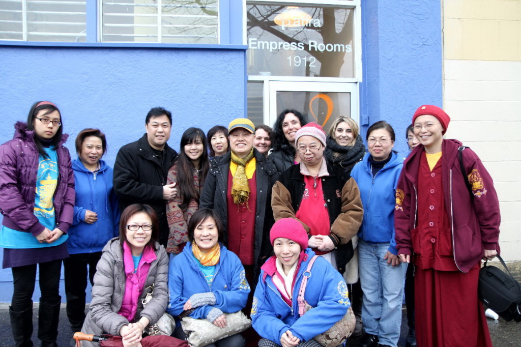 Master Lin Tzi, Councillor Kerry Jang, and LLCS Volunteers Visit Atira Women's Shelter
