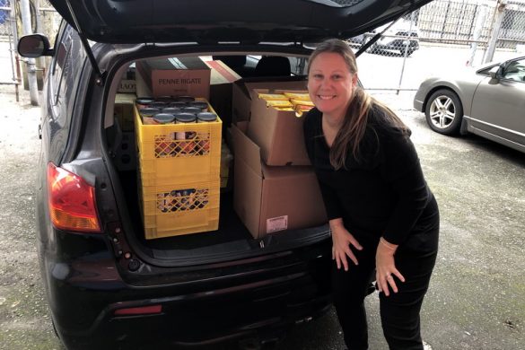Stephanie of Britannia Elementary received donation