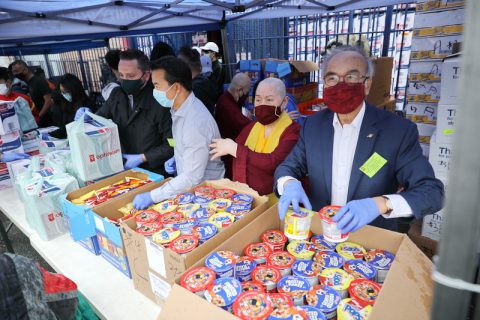 Foods distribution by VIPs