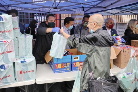 Foods distribution by VIPs